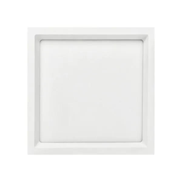Painel De Led Embutir Stella Deep Quadrado 34x34cm Recuado 28w Branco - 4000k - Luz Neutra
