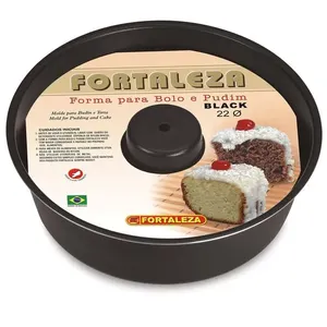 Forma para Pudim 22 Black - Fortaleza