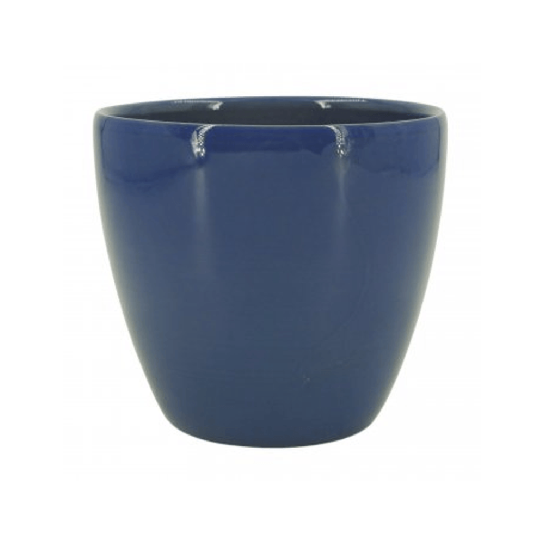 Vaso Genoa Cerâmica Ts Brasil Azul Suecia 16cm