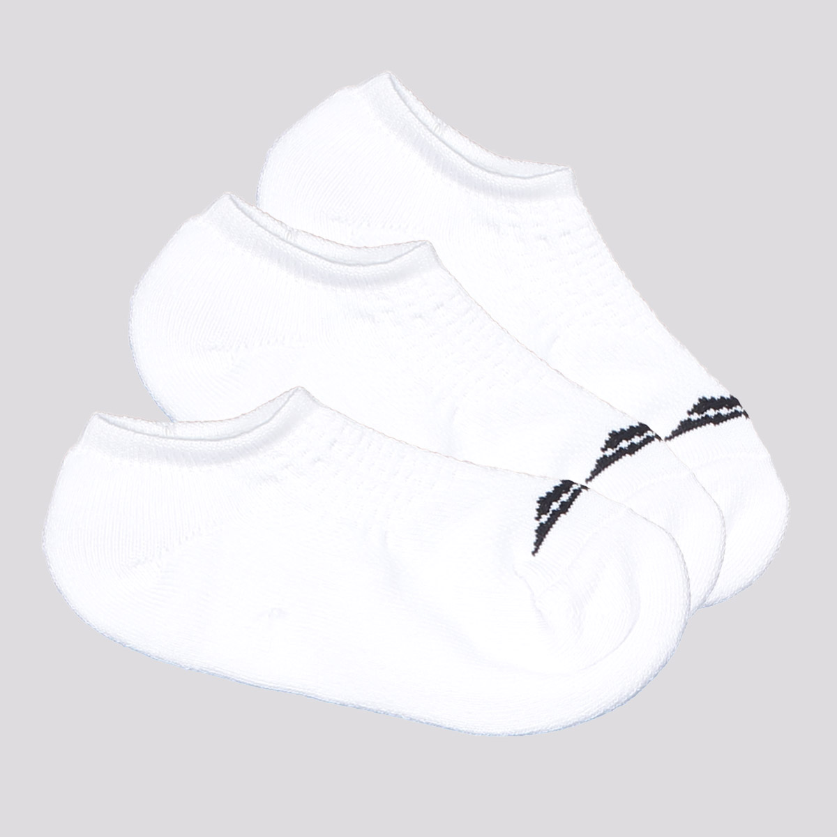 Kit Meia Penalty Basic Sport Cano Invisível 3 Pares Branca