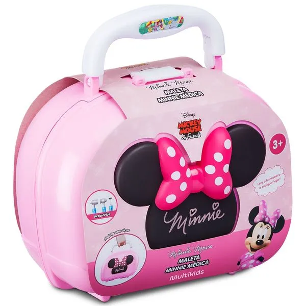 Maleta Minnie Médica com 7 Acessórios Multikids - BR1566OUT [Reembalado] BR1566OUT