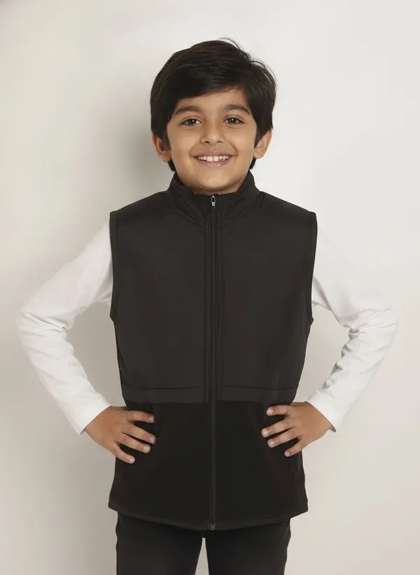 Colete Soft Com Nylon Infantil Para Menino - PRETO 8