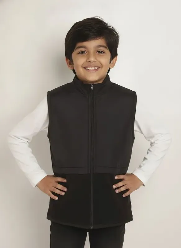 Colete Soft Com Nylon Infantil Para Menino - PRETO 8