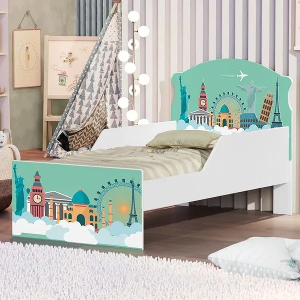 Cama Infantil Viajar Com Colchão