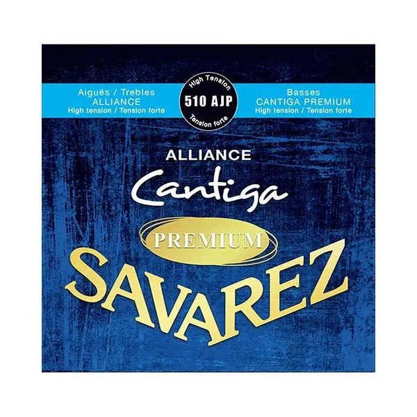 Encordoamento Violão Nylon Alliance Cantiga Premium 510AJP Tensão Alta Savarez Encordoamento Violão Nylon 510AJP Alliance Cantiga Premium Savarez