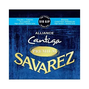 Encordoamento Violão Nylon Alliance Cantiga Premium 510AJP Tensão Alta Savarez Encordoamento Violão Nylon 510AJP Alliance Cantiga Premium Savarez