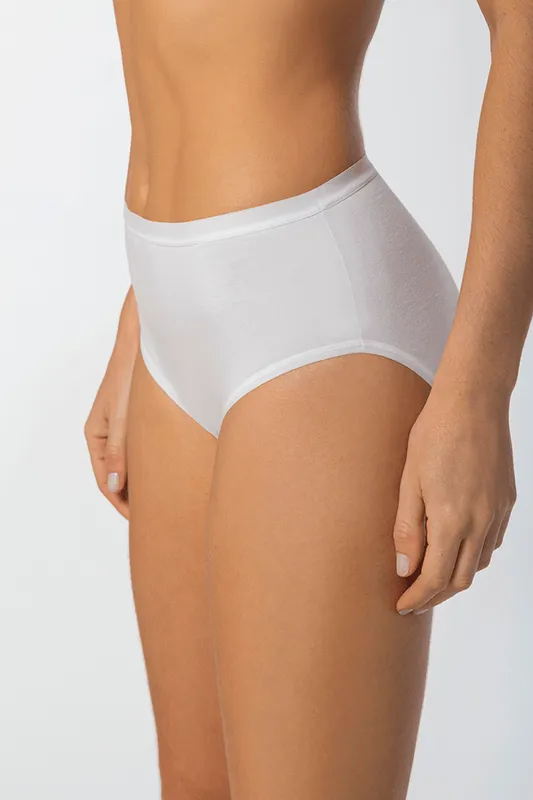 Calcinha Caleçon Algodão Feminina Lupo Tamanho: M | Cor: Branco