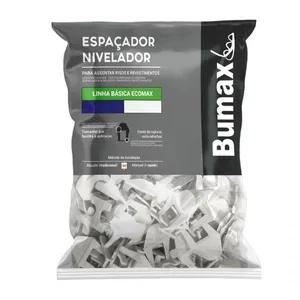 Nivelador De Piso Ecomax (100 Pçs) - Bumax 3 Mm