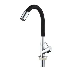 Torneira De Bancada Civitt Flexível Metal Preto (MP)