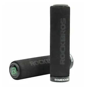 Manopla de Bike MTB Rockbros BT1001 com Espuma e Trava 130mm