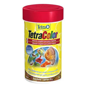 Ração Tetra Color para Peixes Tropicais Tetra 52g