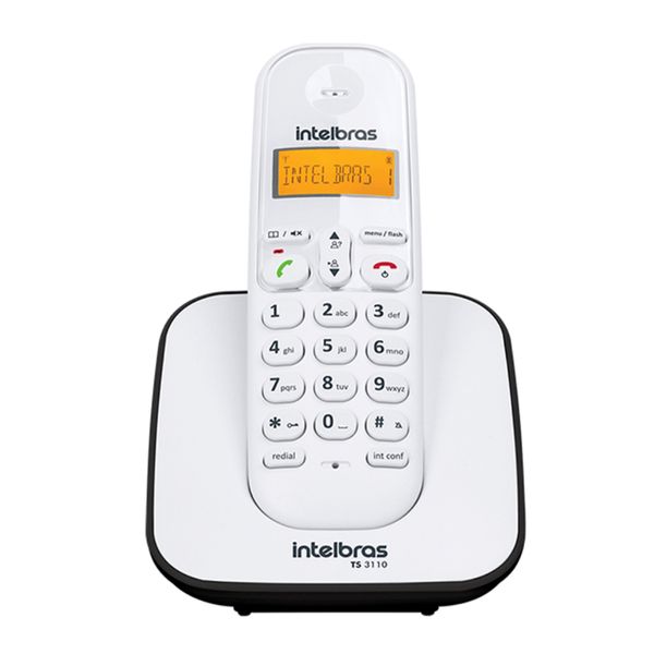 Telefone sem Fio Intelbras TS3110 Preto e Branco