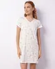Camisola Feminina Curta Estampa Floral Off White G