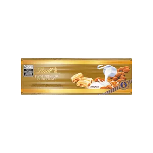 Gold Bar Tablete Branco com Amêndoas 300g
