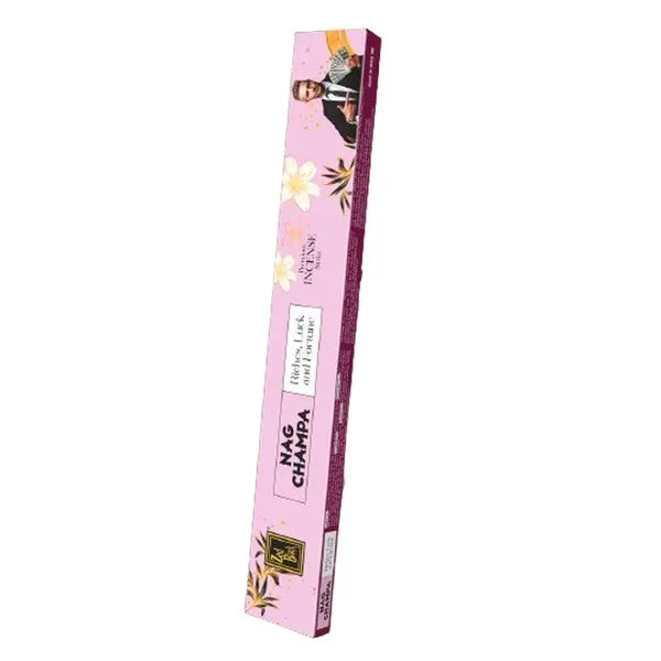 Incensos Massala Nag Champa Riqueza e Fortuna 7 Varetas 5185 - zed black
