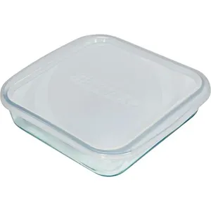 Assadeira Quadrada 1,1L Marinex 6221 com Tampa Sortida