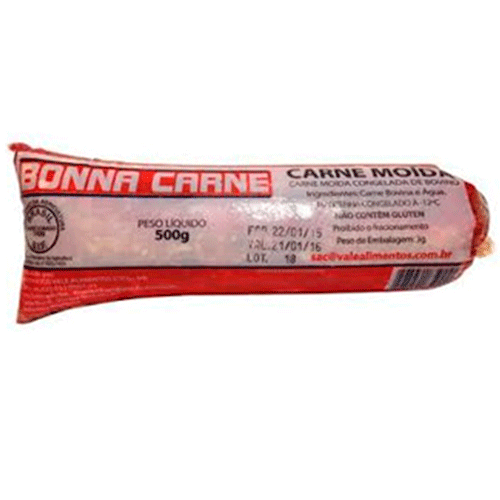 Carne Moída Bonnacarne Pacote 500g