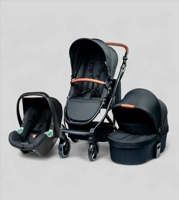 Carrinho COMO 4 com Bebê Conforto e Moisés ABC Design Ink