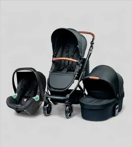 Carrinho COMO 4 com Bebê Conforto e Moisés ABC Design Ink