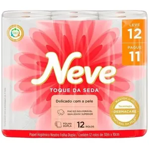 Papel Higiênico Neve Toque da Seda L12P11 30M
