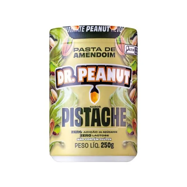 Pasta De Amendoim Dr.peanut Pistache 250 Gramas