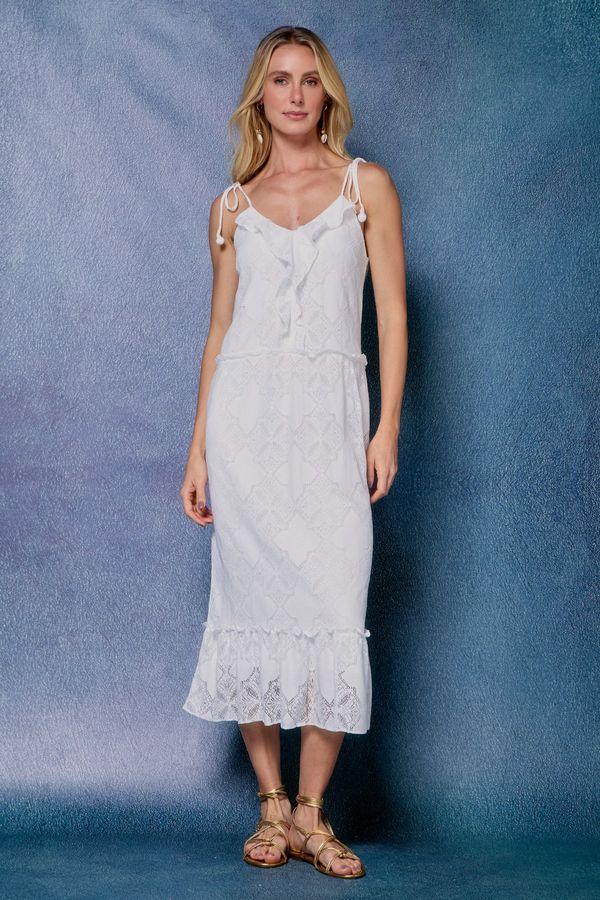 VESTIDO CAPRICE OFF WHITE - 44
