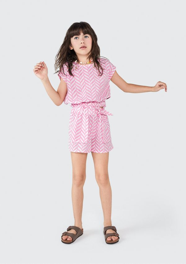 Shorts Infantil Menina - Rosa 012