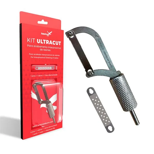 Kit Arco Serra e Tira Diamantada Ultracut American Burrs