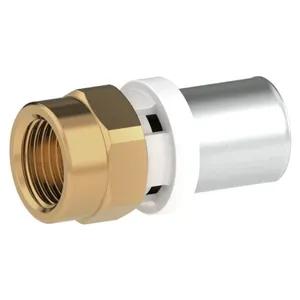 Conector de Prensar Fêmea para Tubo Airpert Emmeti Conector de Prensar Fêmea para Tubo Airpert 18X1/2" Emmeti
