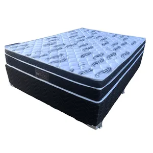 Conjunto Box Casal Verona com Pés em PVC Rígido 138x188