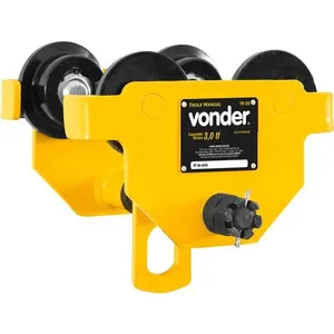 Carro Trole Manual para Viga I ABA 100 à 203mm 3,0t TM 300 - VONDER