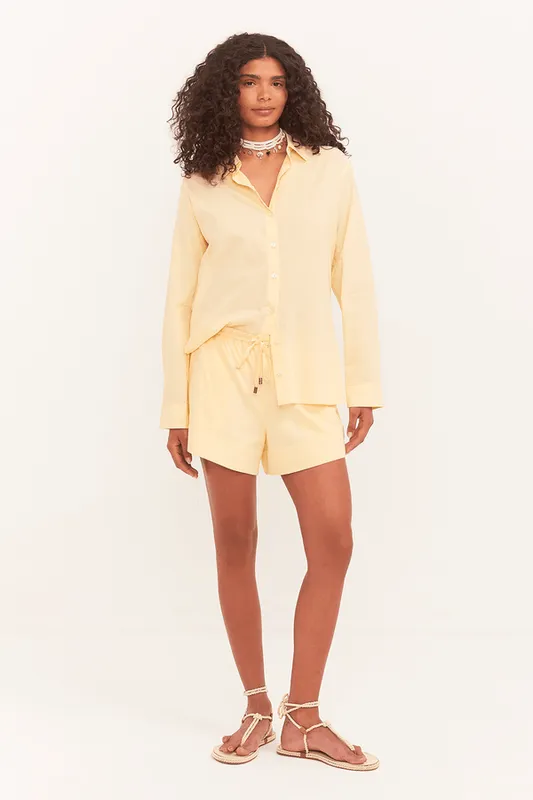 short vic curto cós regulável AMARELO VANILA G