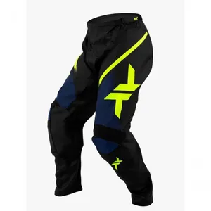 Calça para Motocross Enduro e Trilha Spirit Marinho Fluo Tamanho 42 Br com Painéis Ventilados Mattos Racing Calça para Motocross Enduro e Trilha Spirit Marinho Fluo Tamanho 42 Br Mattos Racing