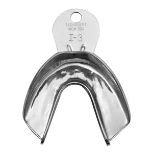 Moldeira Dentada Lisa em Aço Inoxidável Adulto Tecnodent 3-Inferior