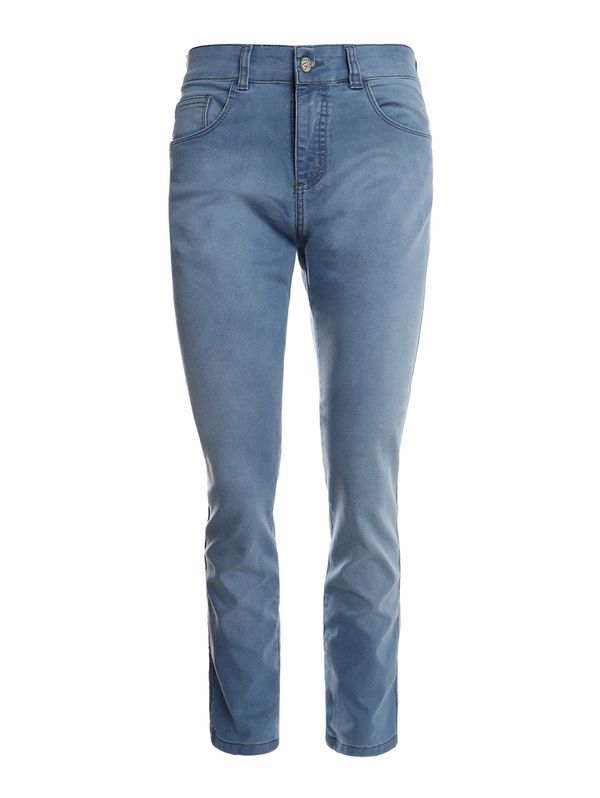 Calça Jeans Delavê Skinny Masculina AZUL 46