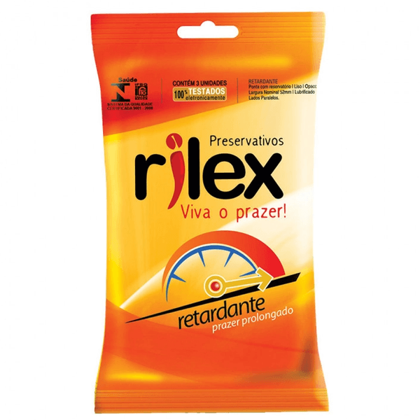 Preservativo Rilex Retardante 3 Unidades