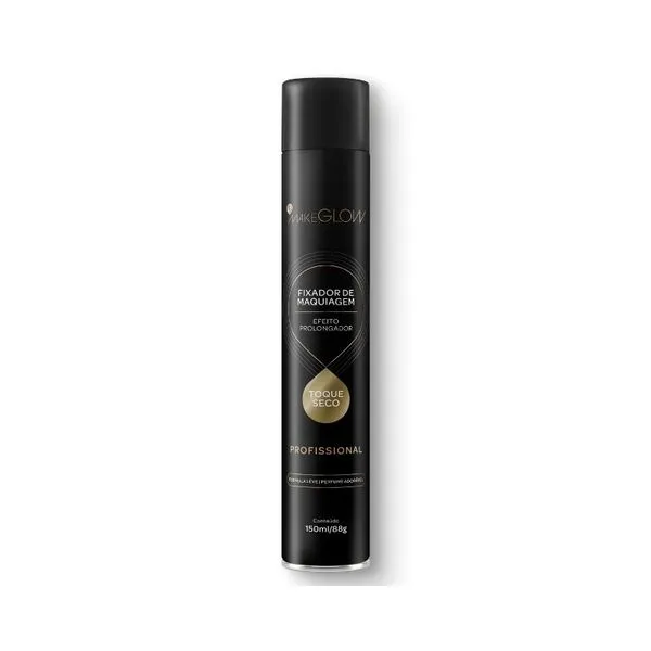 Fixador De Maquiagem Aerossol 150ml Makeglow FIXADOR DE MAQUIAGEM MAKEGLOW 150ML AERO
