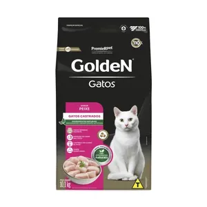 Ração Golden Gatos Castrados Peixe 10,1 kg