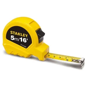 Trena Stanley Basic 5m/16' Display Amarelo STHT33989-840P 24 Peças