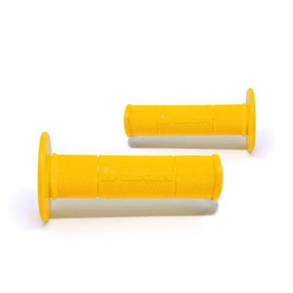 Manopla Biker Diamond Grip Amarelo Fluor