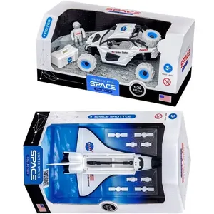 Kit Espacial Nasa 13 Peças Lunar Satélite Astronauta Foguete