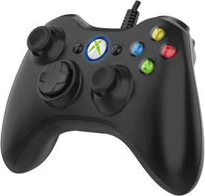 Controle de jogo para Xbox 360, controle com fio Xbox 360 para PC, Windows 7/8/8.1/10/Microsoft Xbox360/Xbox 360 Slim USB Gamepad, Joypad com vibração