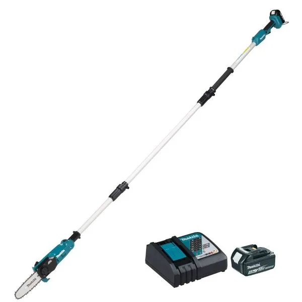 Motopoda Podador de Altura DUA200RTE1 Motor Brushless LXT 18V Kit 2 Baterias Makita Motopoda Podador de Altura DUA200RTE1 Brushless 18V Kit 2 Baterias Makita
