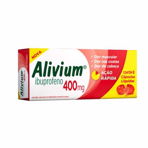 Alivium 400Mg Com 8 capsulas