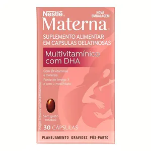 Suplemento Alimentar Adulto Materna Multivitamínico com DHA 30 Unidades