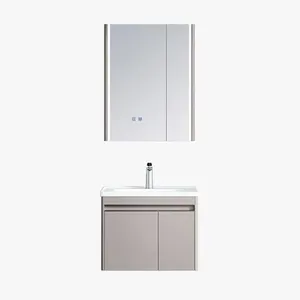 Kit Gabinete Completo Delicatto Para Banheiro WPC YS-509-60 (MP)
