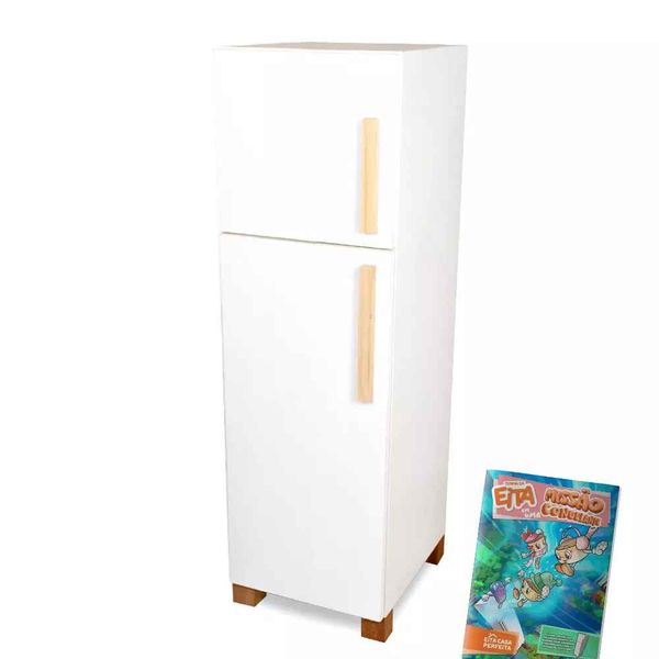 Kit Livro Geladeira Infantil - Branco