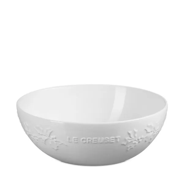 Bowl de Servir Holly Le Creuset Branco 25 CM-UN