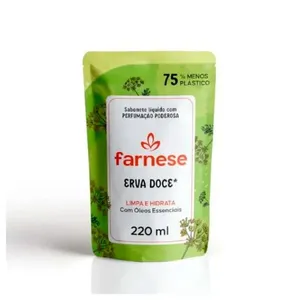 Sabonete Líquido Farnese Refil Erva Doce 220ml