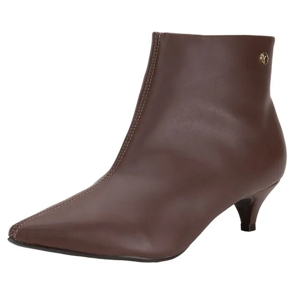 Bota Feminina Cano Baixo Via Uno 251693 CAFÉ 36